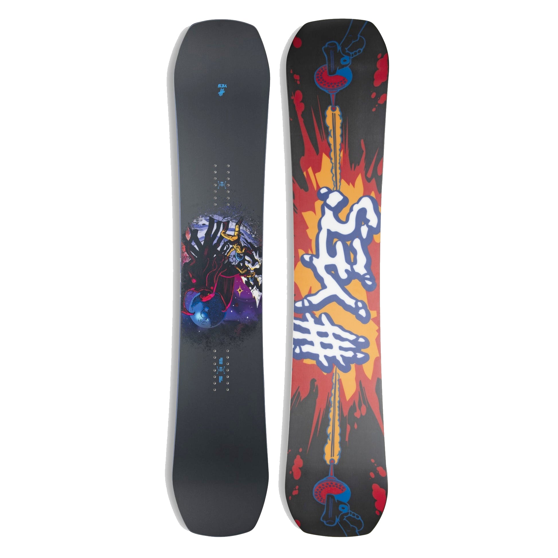 lobster yes snowboards Yes Sender XTRM Snowboard 2026 155