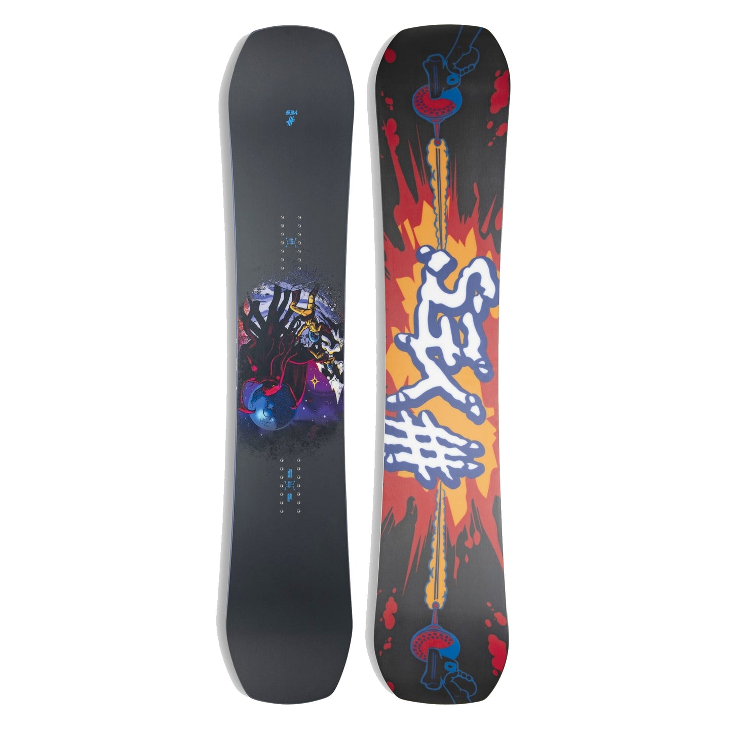 yes sender xtrm men's snowboard