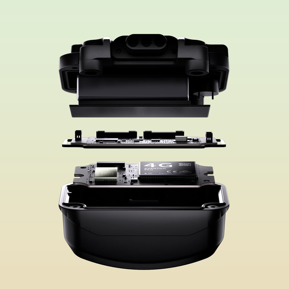 Close-up of the interior of an Aventon Control Unit (ACU)