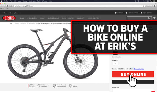 How to Buy a Bike Online at ERIK’S