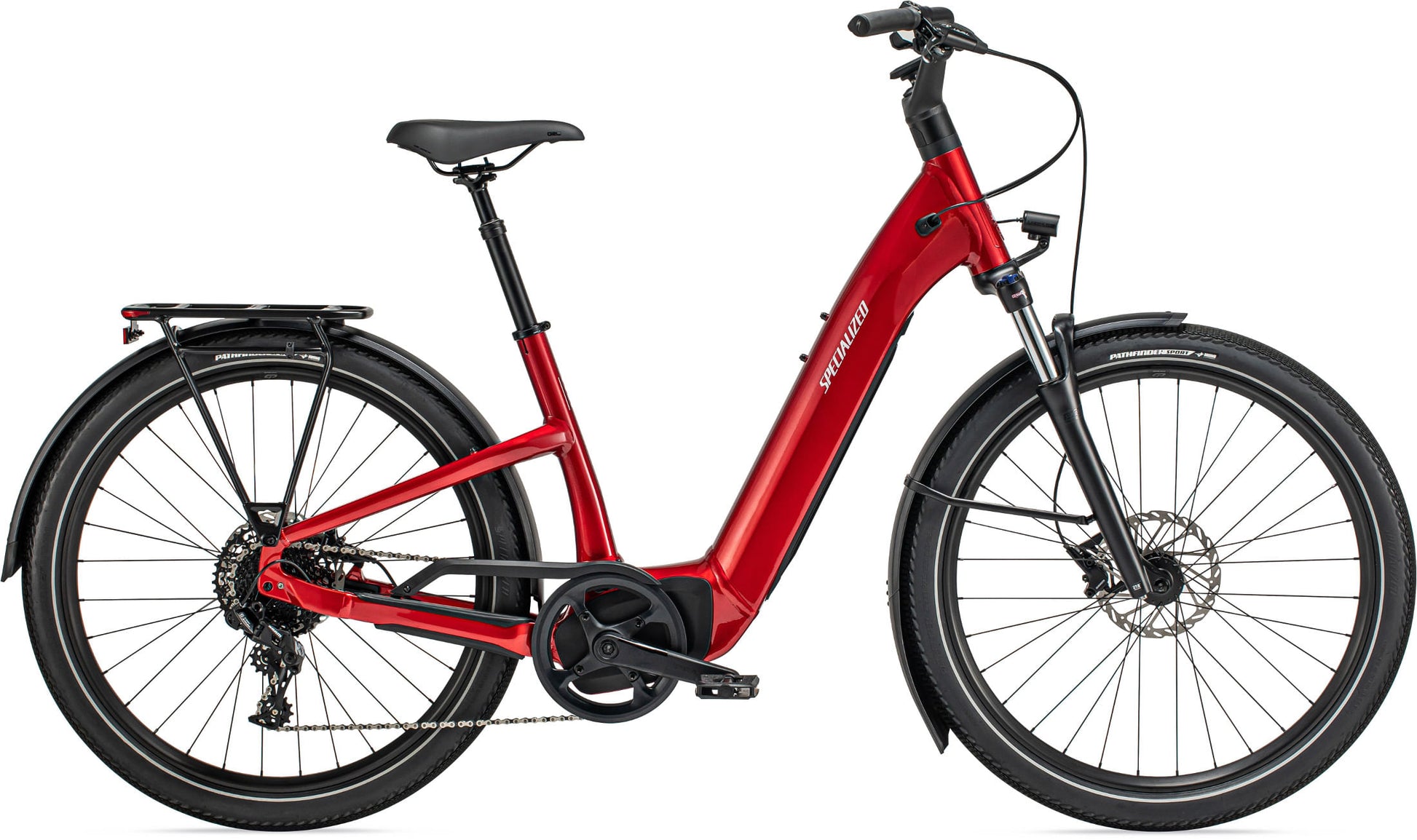 specialized e bike damen Specialized Turbo Como 4.0 Electric Bike, Cast Black / silver reflective M