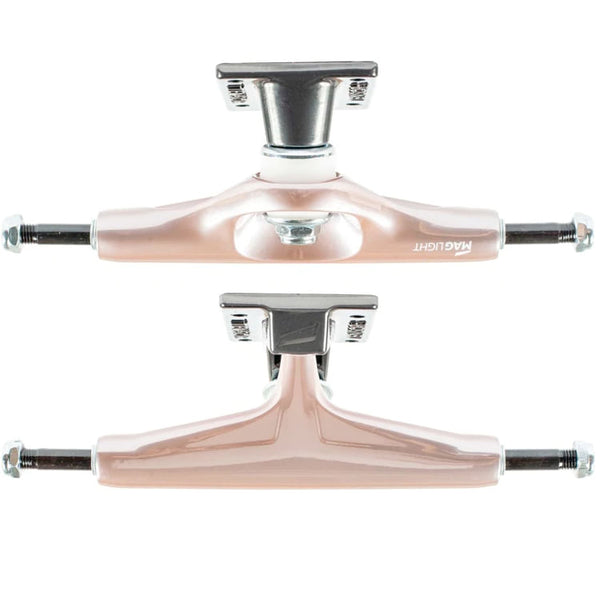 Tensor MAG LIGHT GLOSSY TRUCK PAIR - ROSE GOLD/GUNMETAL | Trucks