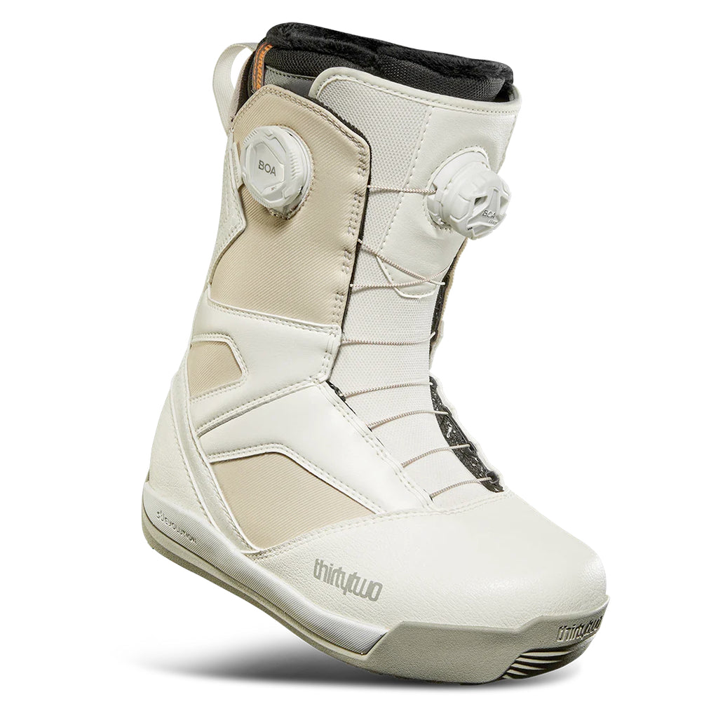 Women's STW Double Boa Snowboard Boots (Creme) 8