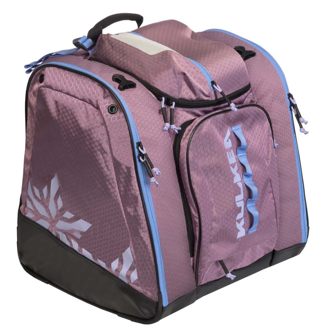 kulkea powder trekker ski boot bag-color-orchid-steel blue