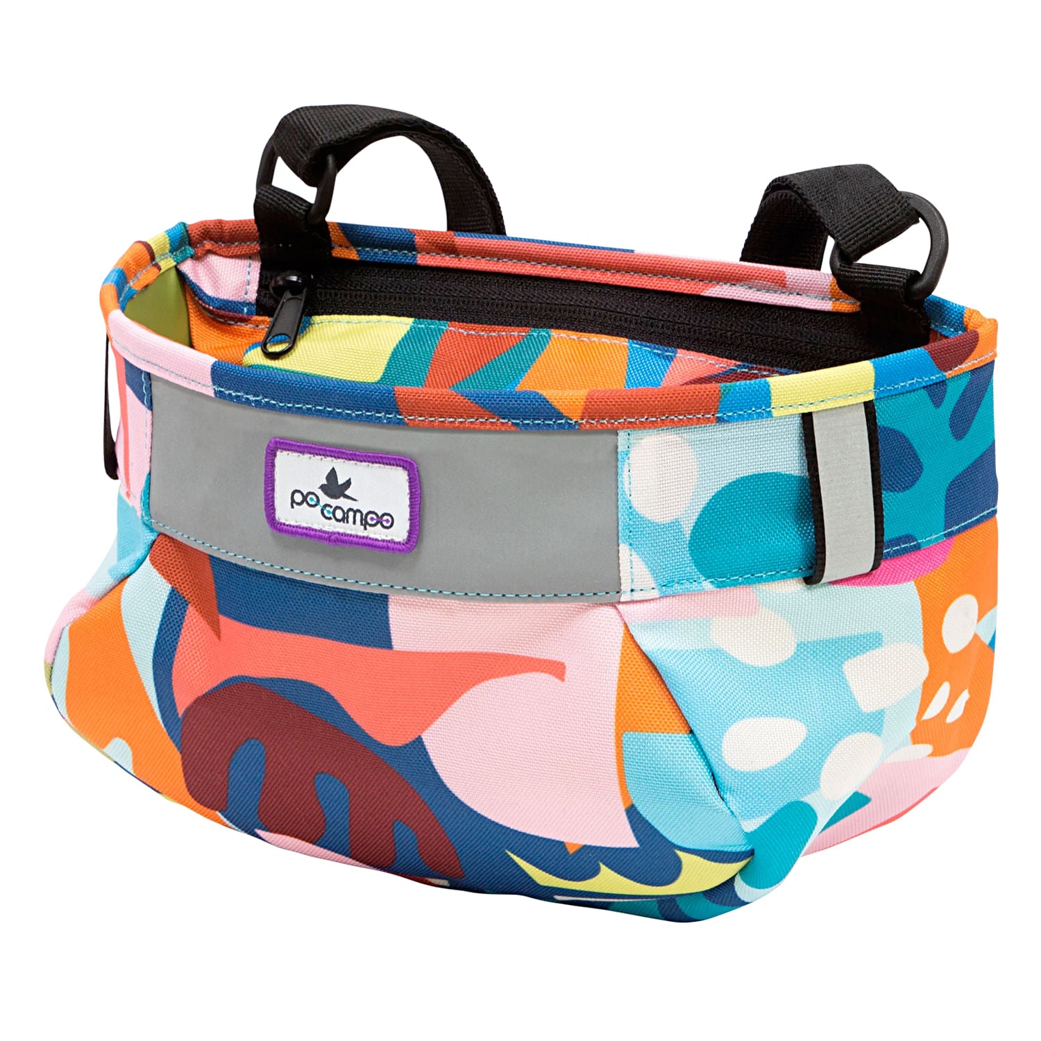 Po Campo Whoosh Bike Basket Blue Gecko