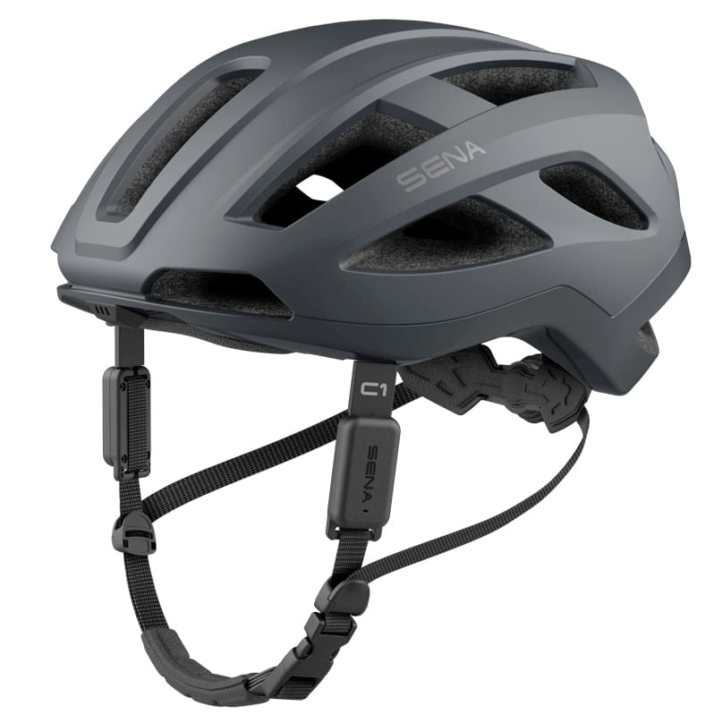 bike helmets next day delivery Sena C1 Smart Helmet Matte Gray,Medium