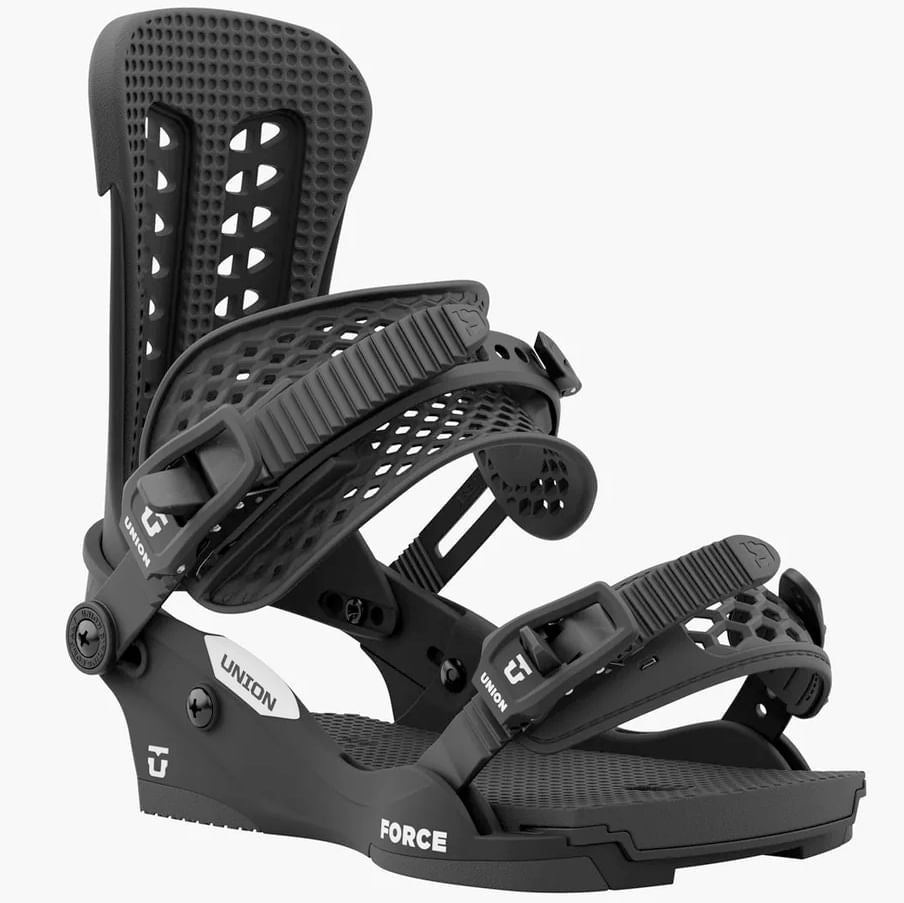 union force classic snowboard bindings 2024-color-black
