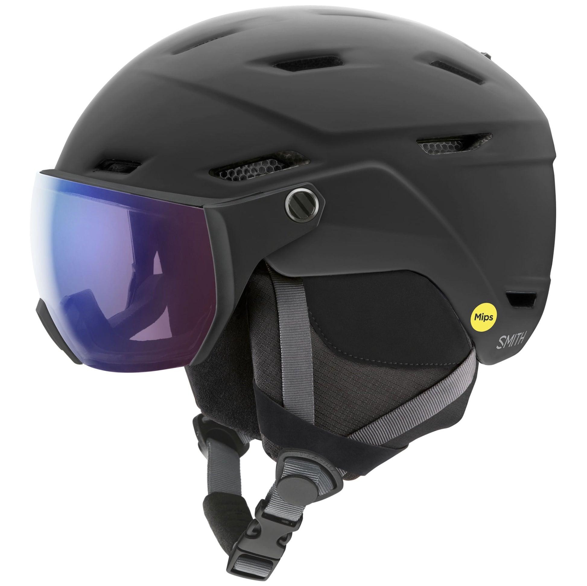 smith survey mips helmet-color-matte black  chromapop photochromic rose flashmatte black || chromapop photochromic rose flash