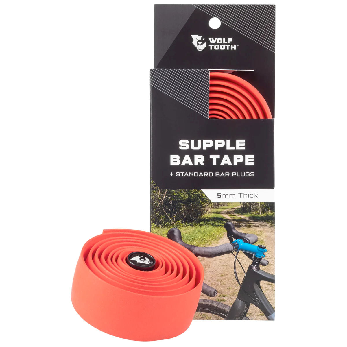 wolf tooth components supple bar tape-color-red