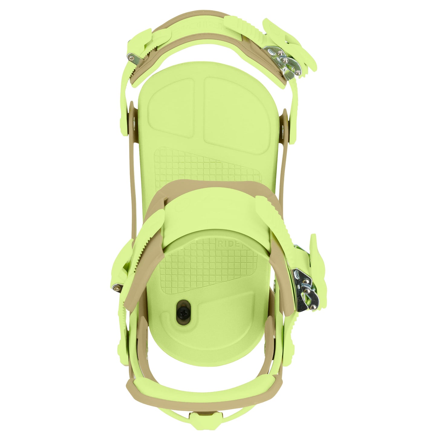 ride a-6 snowboard bindings 2024-color-olive/lime