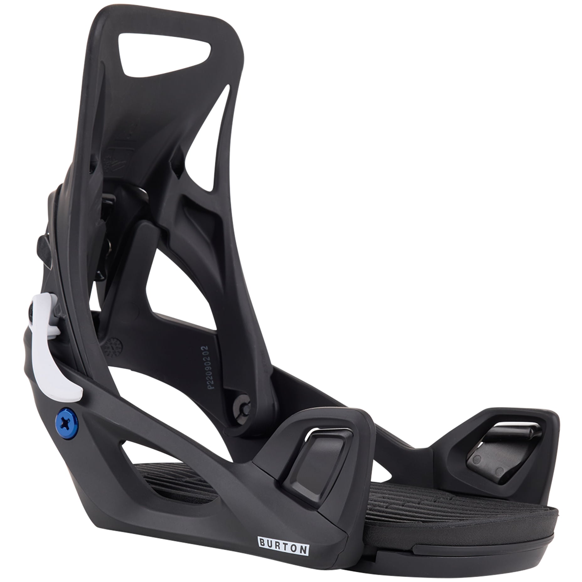 burton step on re:flex kids’ snowboard bindings 2024-color-black