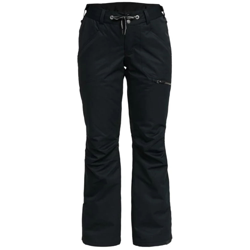 roxy nadia insulated snow pant-color-true black