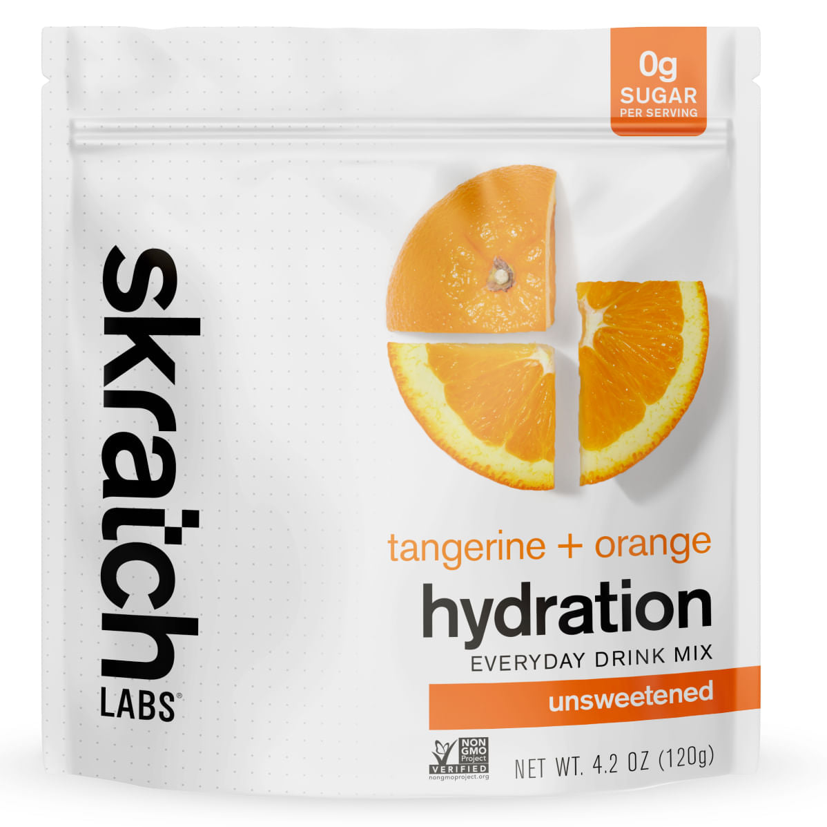 skratch everyday hydration drink mix- 30 serving bag-color-tangerine & orange
