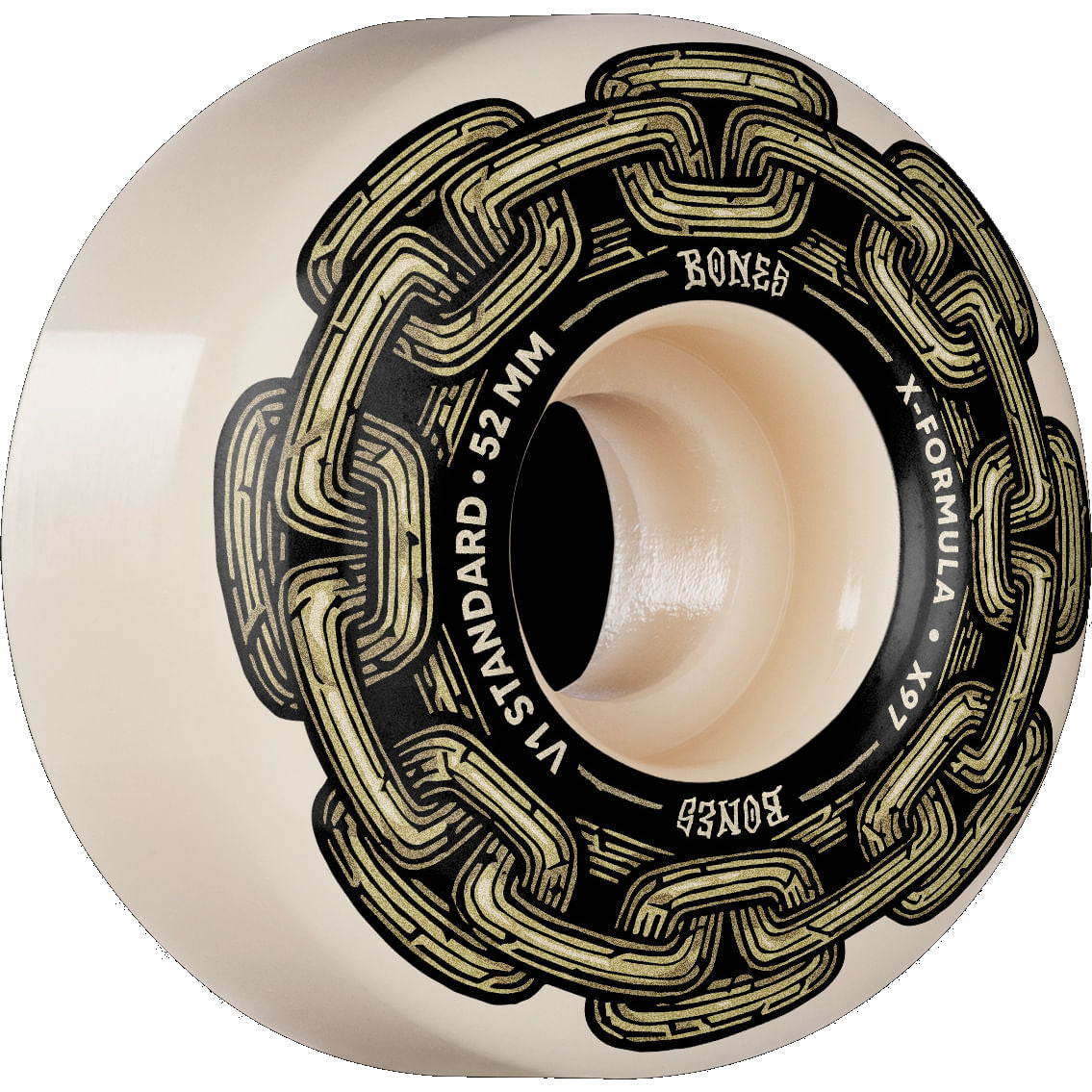 bones x-formula gold chain skateboard wheels