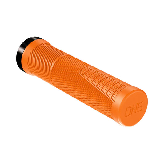 oneup components thin lock-on grips-color-orange