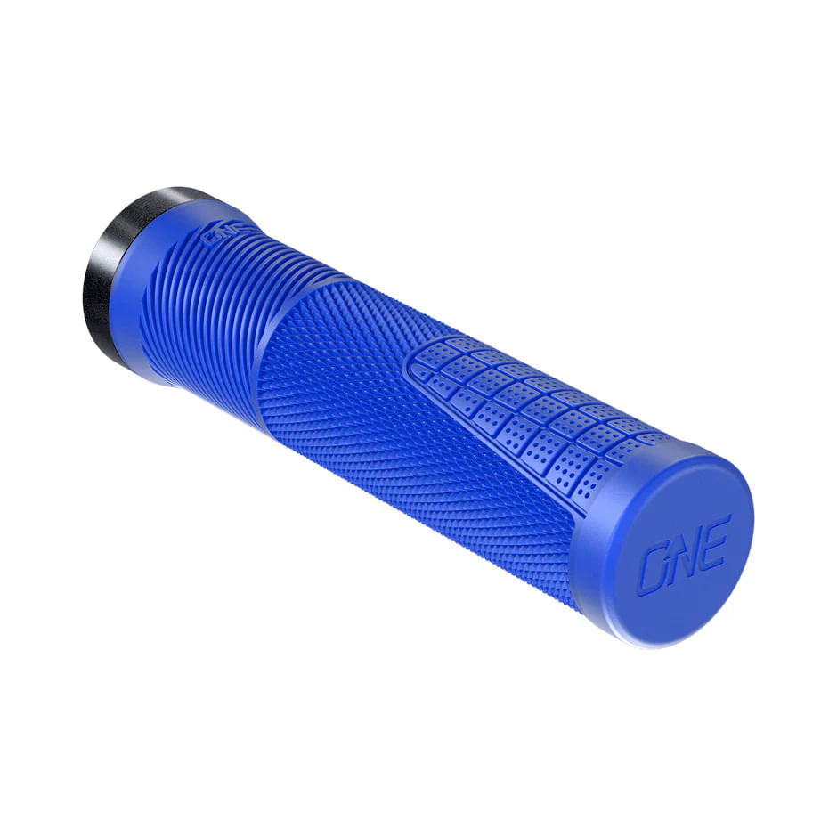 OneUP Components Thin Lock-On Grips All Blue