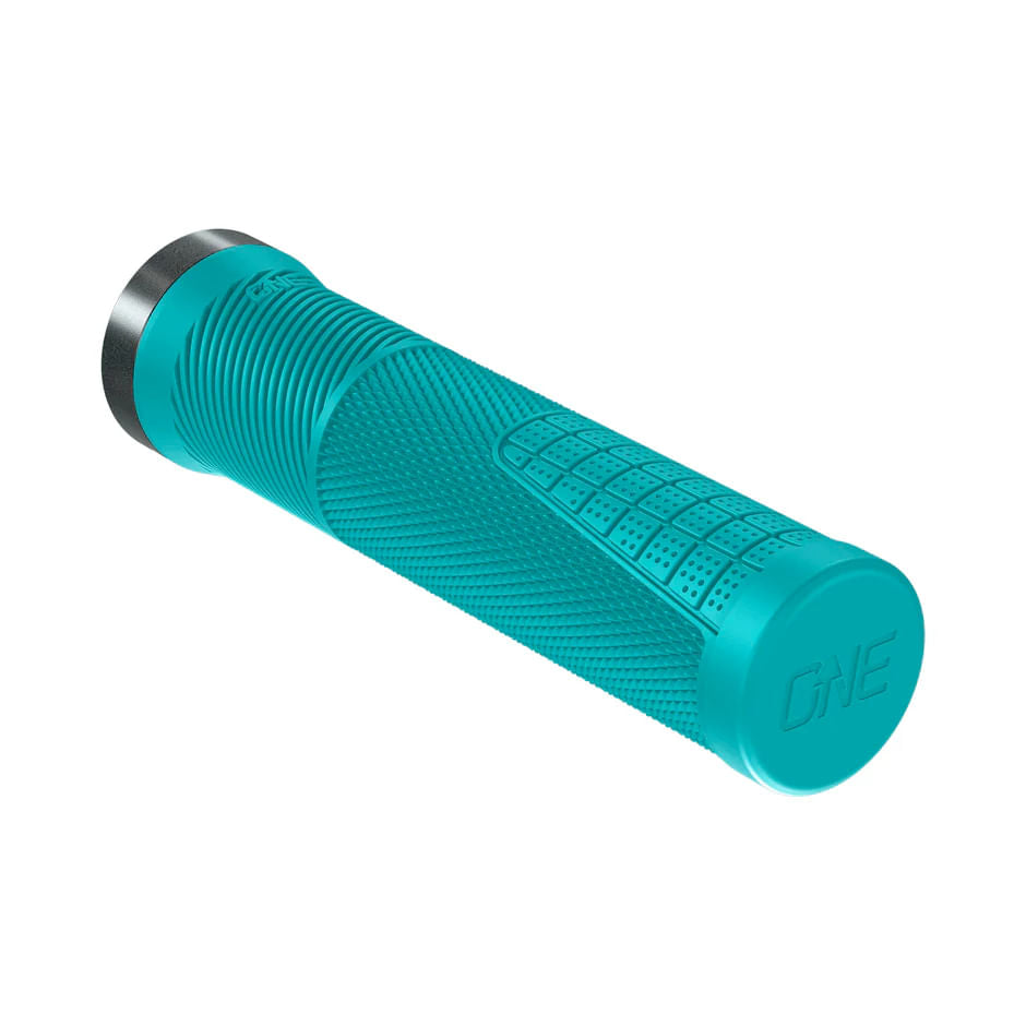 OneUP Components Thin Lock-On Grips All Turquoise