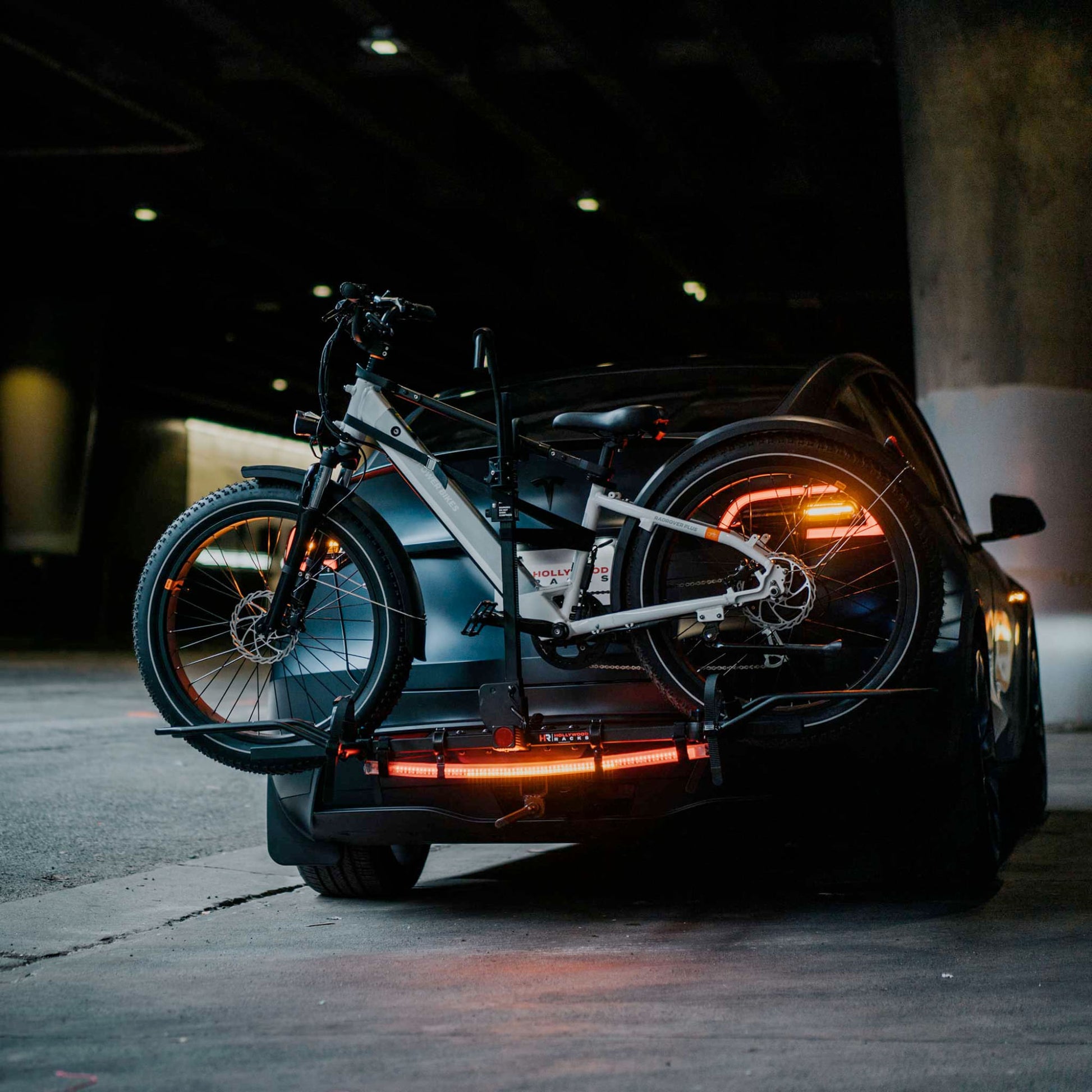 hollywood safety light bar for bike racks