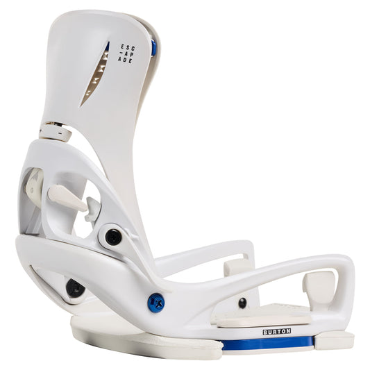 burton step on escapade est women’s snowboard bindings 2025-color-white
