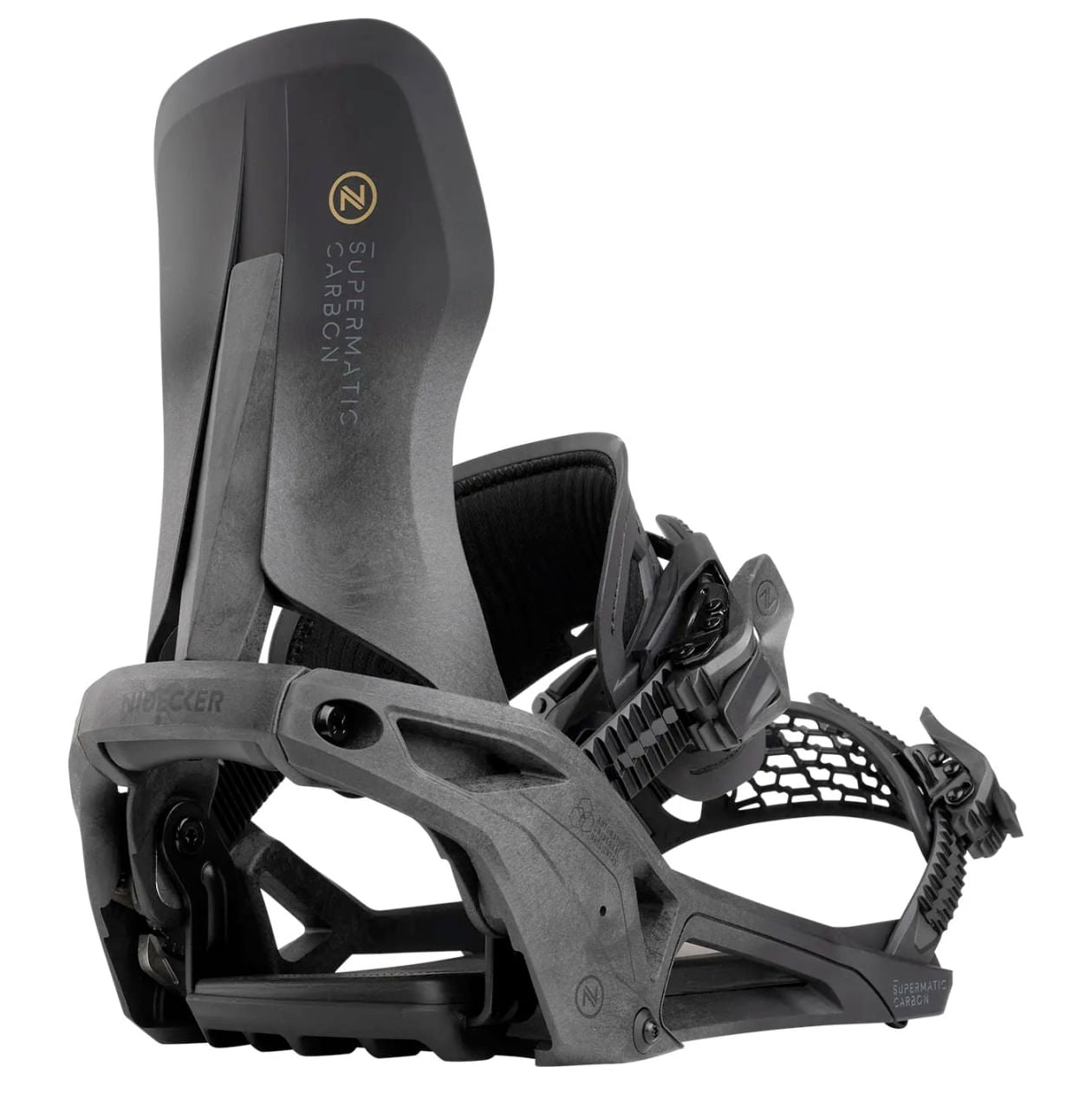 nidecker carbon supermatic snowboard bindings 2025