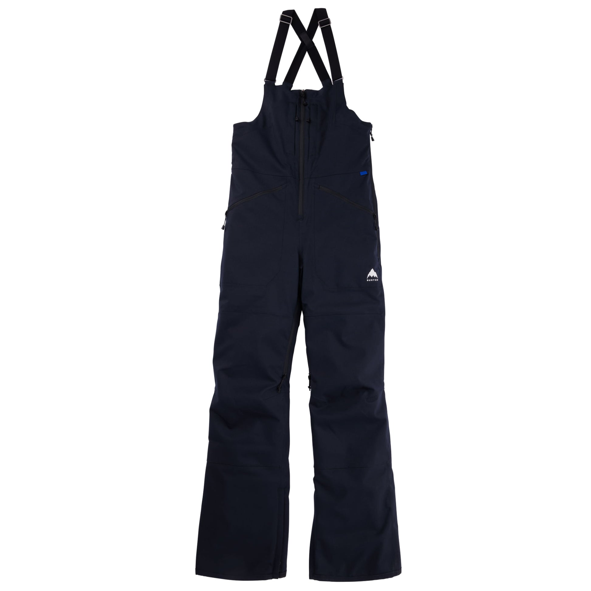 burton women's reserve stretch bib pants-color-true black