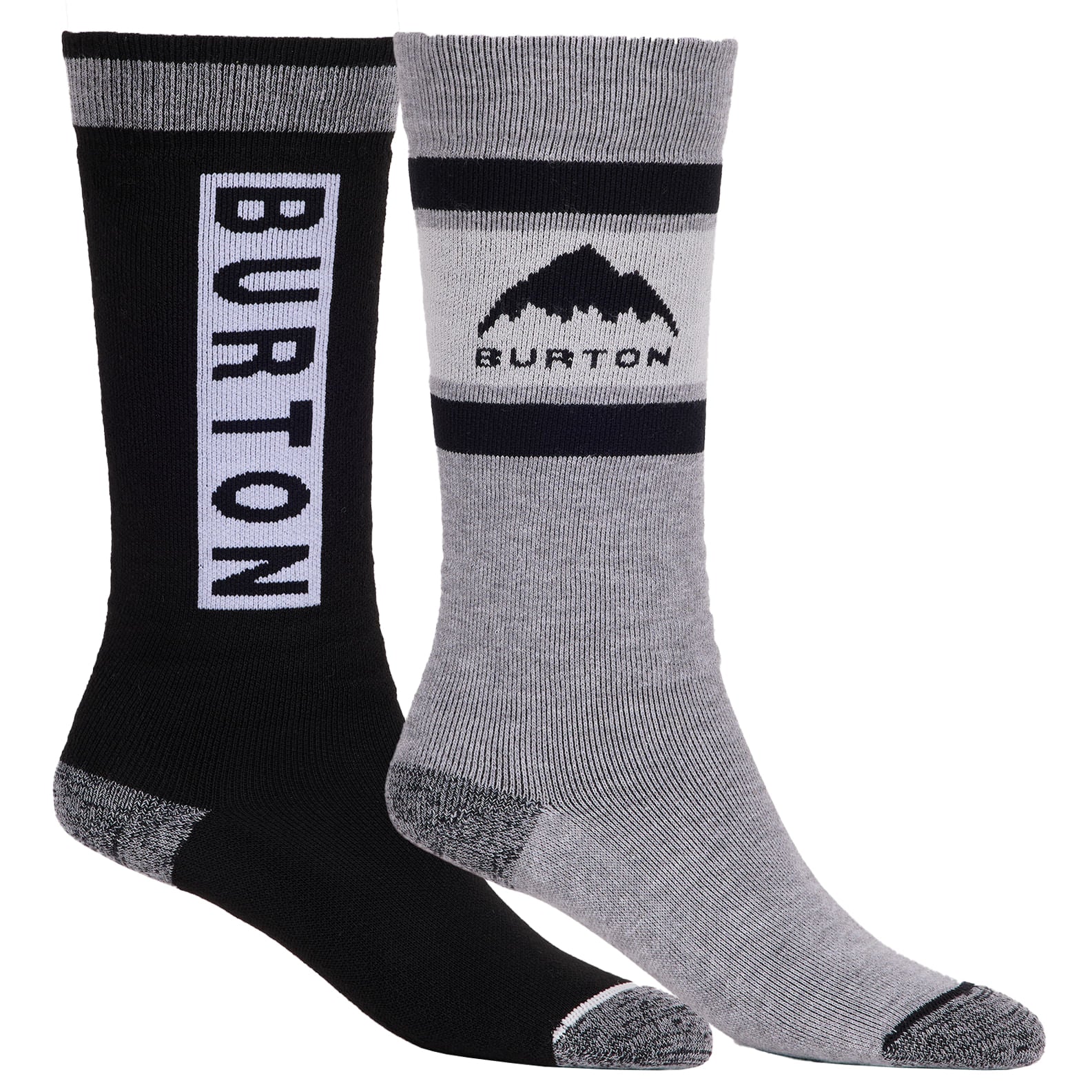 Burton Kids' Weekend Midweight Sock 2 Pack M/L True Black