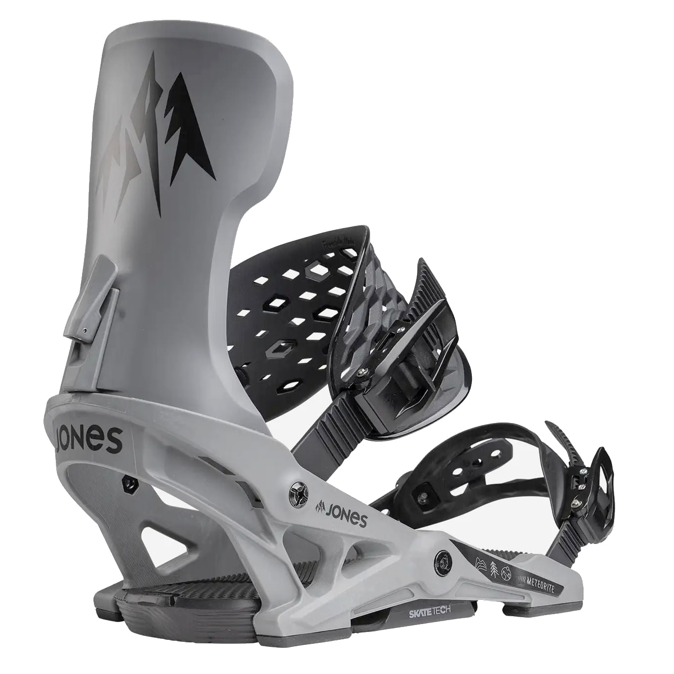 jones meteorite snowboard bindings 2025-color-gray