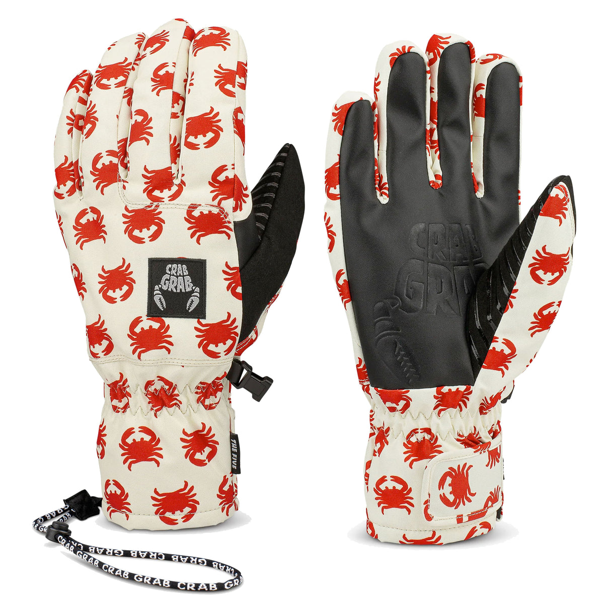 crab handschuhe Grab Five Glove M Crabs Category:E Bikes MTB Cross Fully_Aluminium The Crab Grab Chop Größe:7-11 Y Mammut Astro Glove black