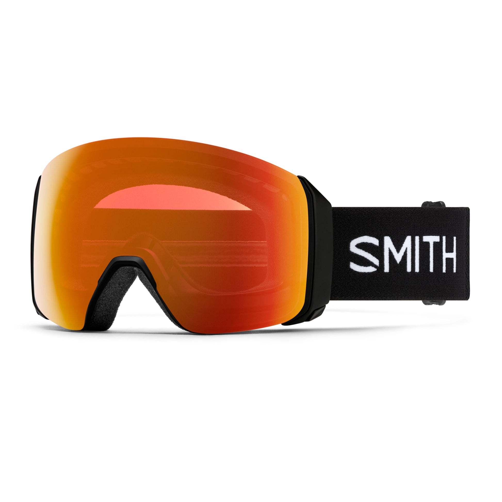 smith 4d mag xl goggles-color-black | chromapop everyday red mirror