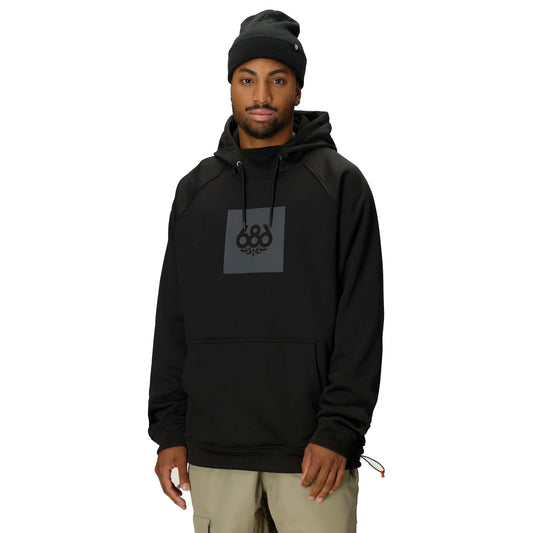 686 bonded fleece pullover hoodie-color-black