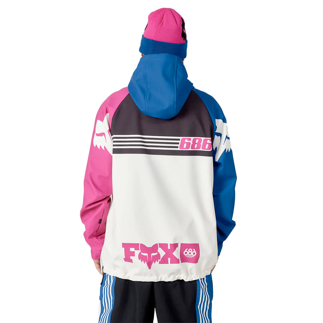 れいこ 686 MENS 686 FOX RACING WATERPROOF HOODY | Winter Clothes | ERIK'S
