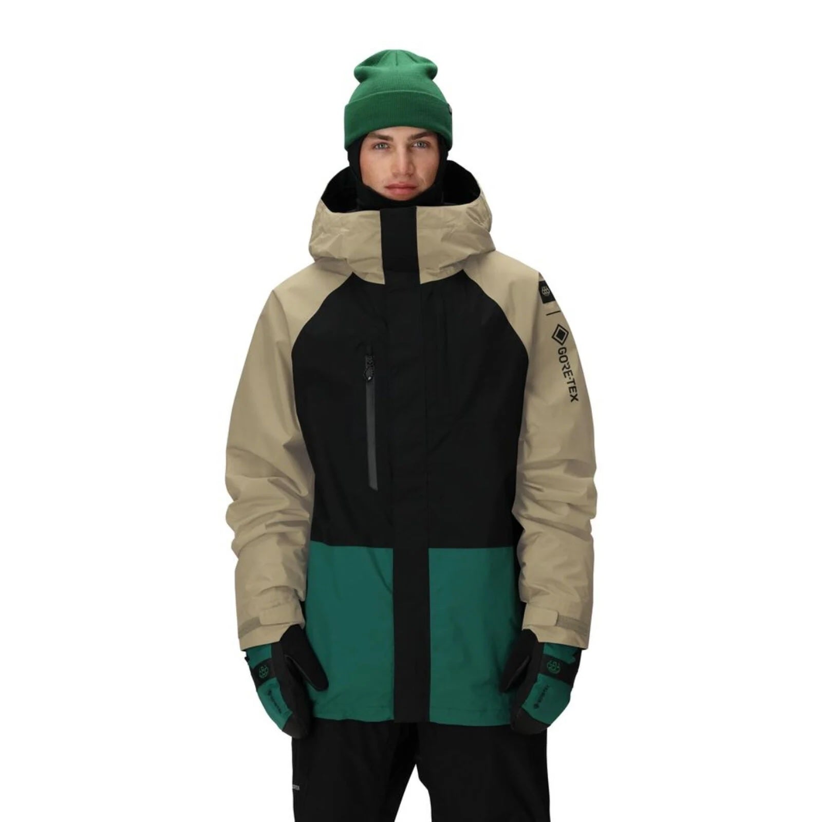 686 Gore-Tex Core Shell Jacket Men's Sage Colorblock / XL 686 Gore-Tex Core Shell Jacket Men's Sage Colorblock / XL