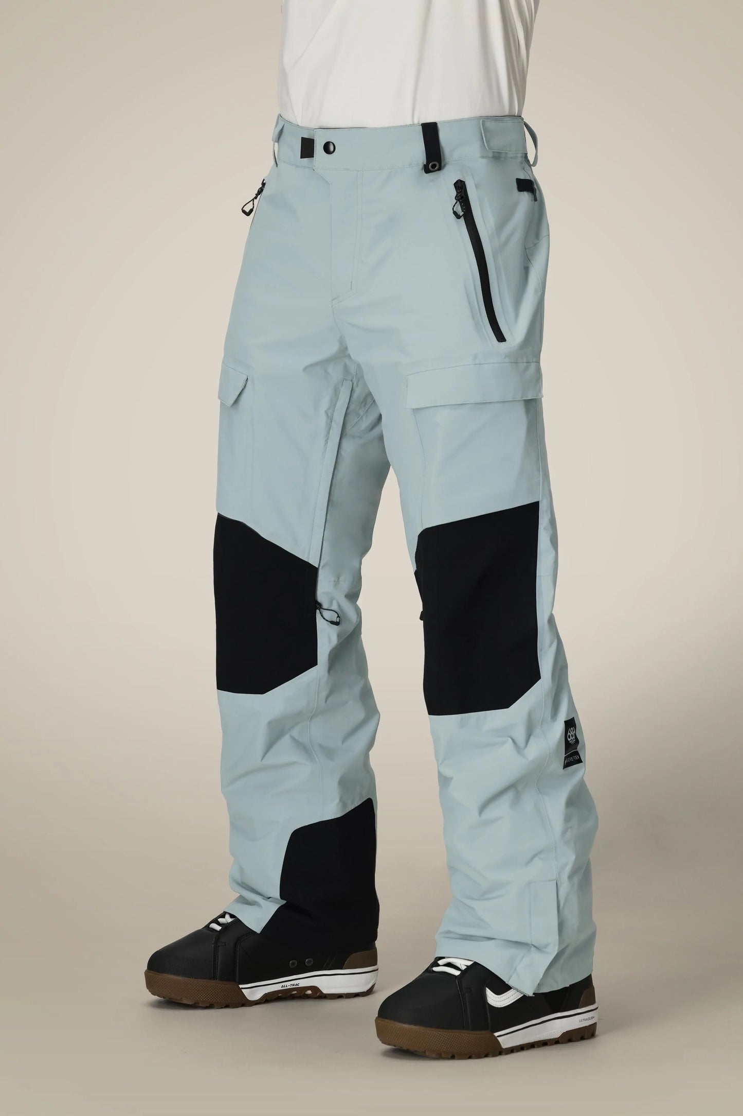 686 gore-tex dispatch shell men’s pants-color-dusty marine colorblock