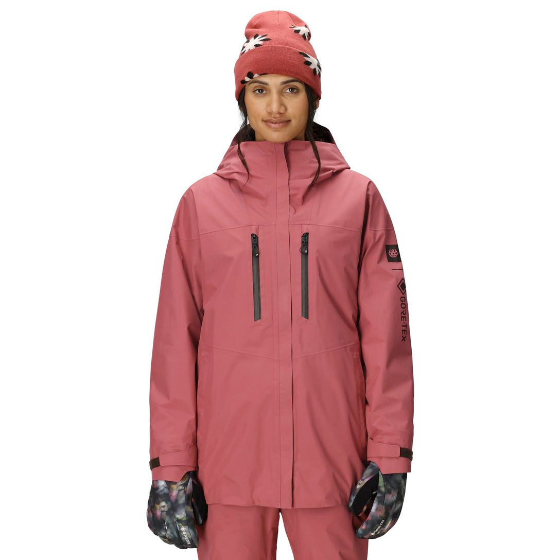 686 gore-tex skyline thermagraph jacket-color-rosewood