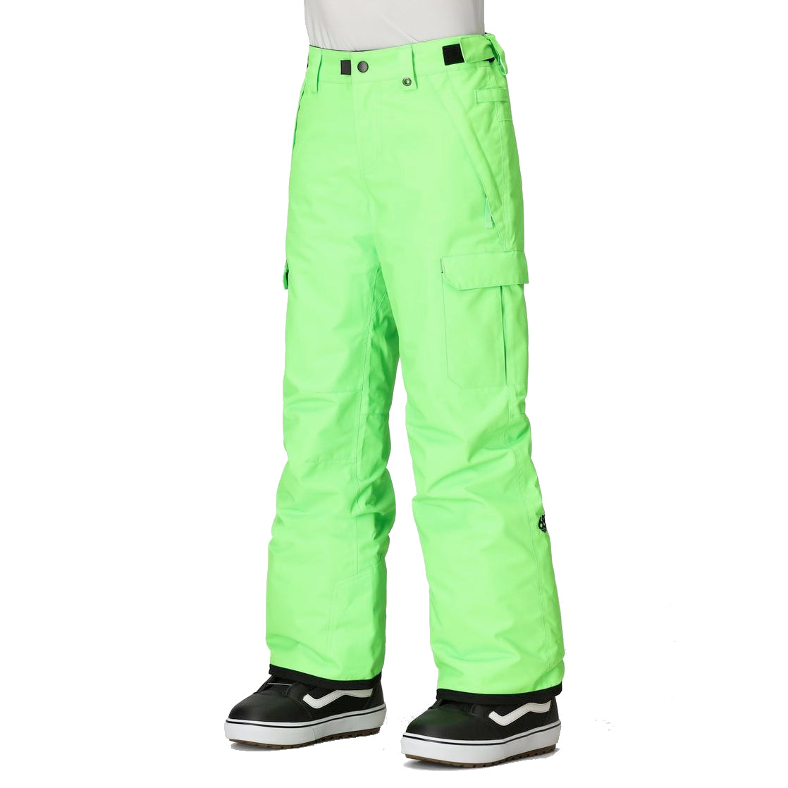 686 infinity cargo insulated kids’ pants-color-borealis green