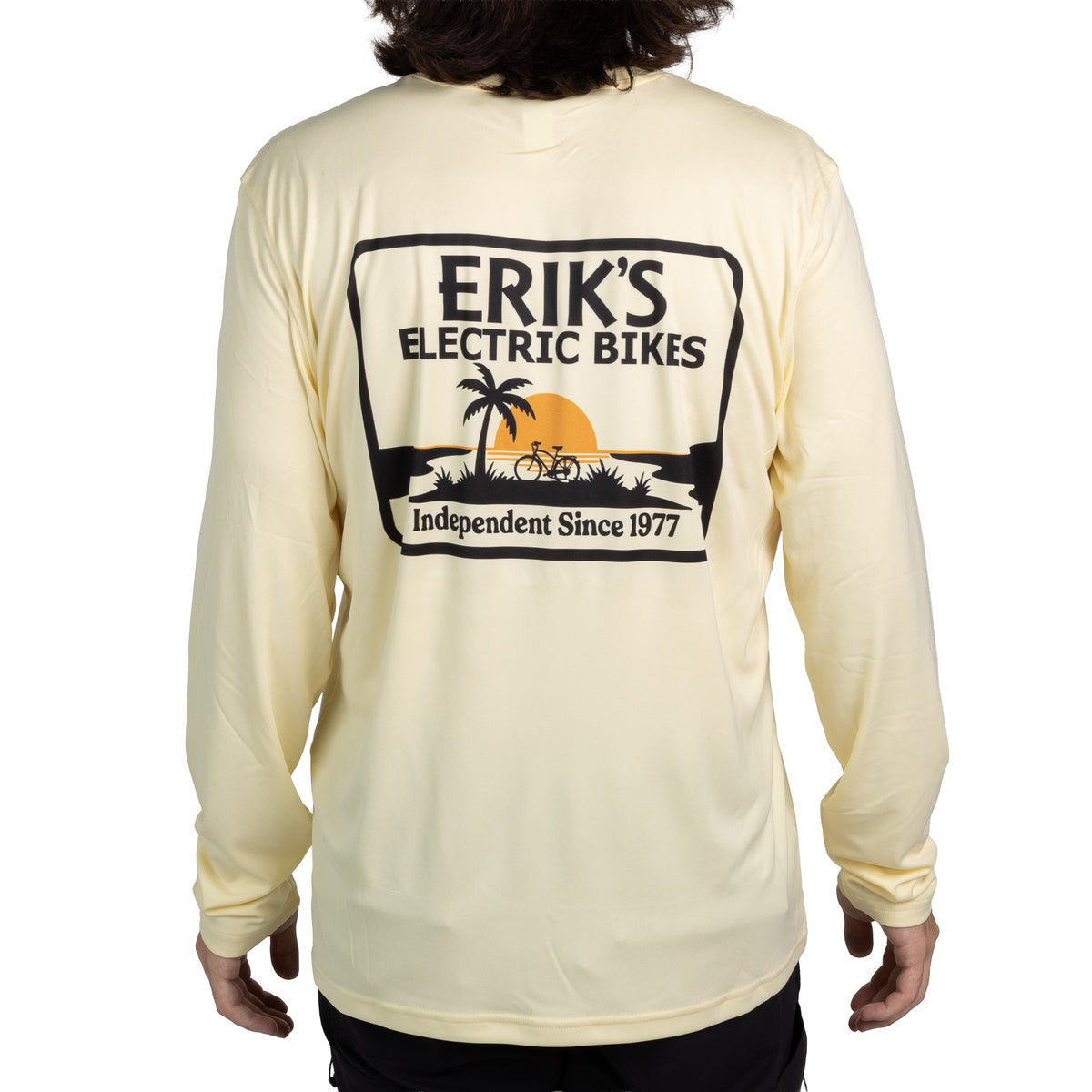 ERIK'S Oval Logo Men's Solar Long Sleeve Shirt