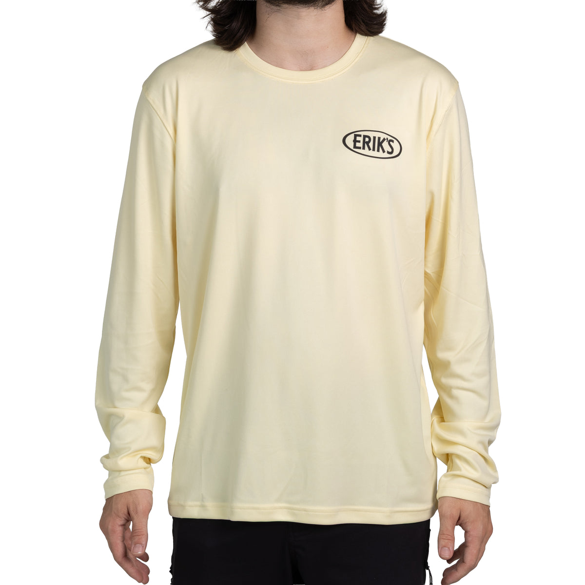 ERIK'S Oval Logo Men's Solar Long Sleeve Shirt