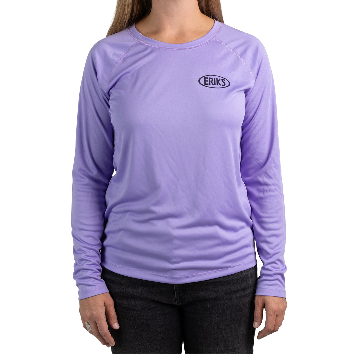 ERIK'S Oval Logo Women's Solar Long Sleeve Shirt
