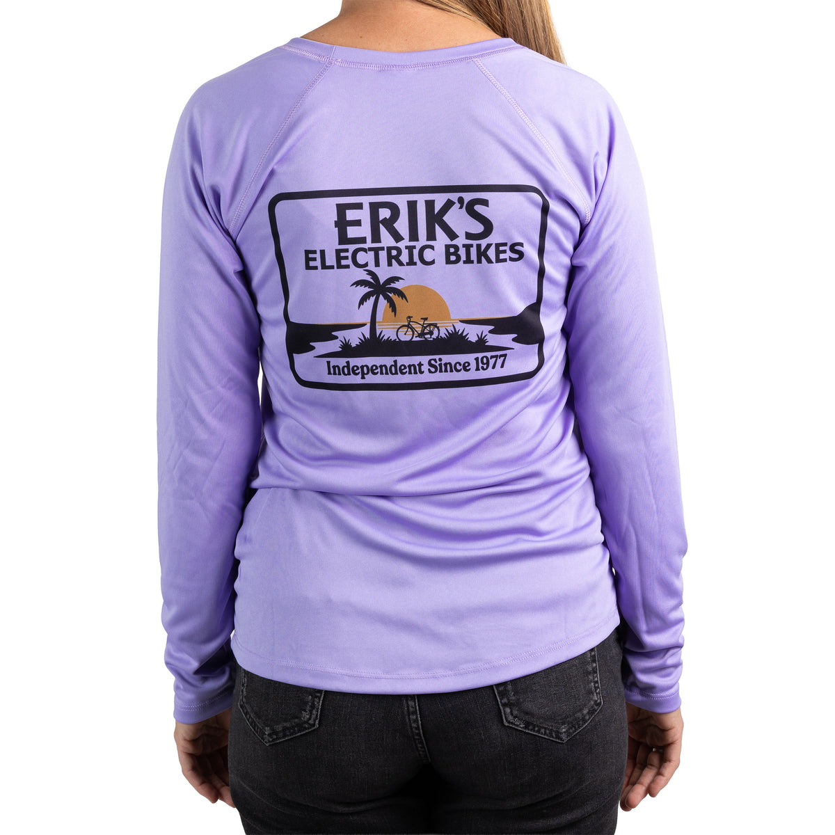 ERIK'S Oval Logo Women's Solar Long Sleeve Shirt