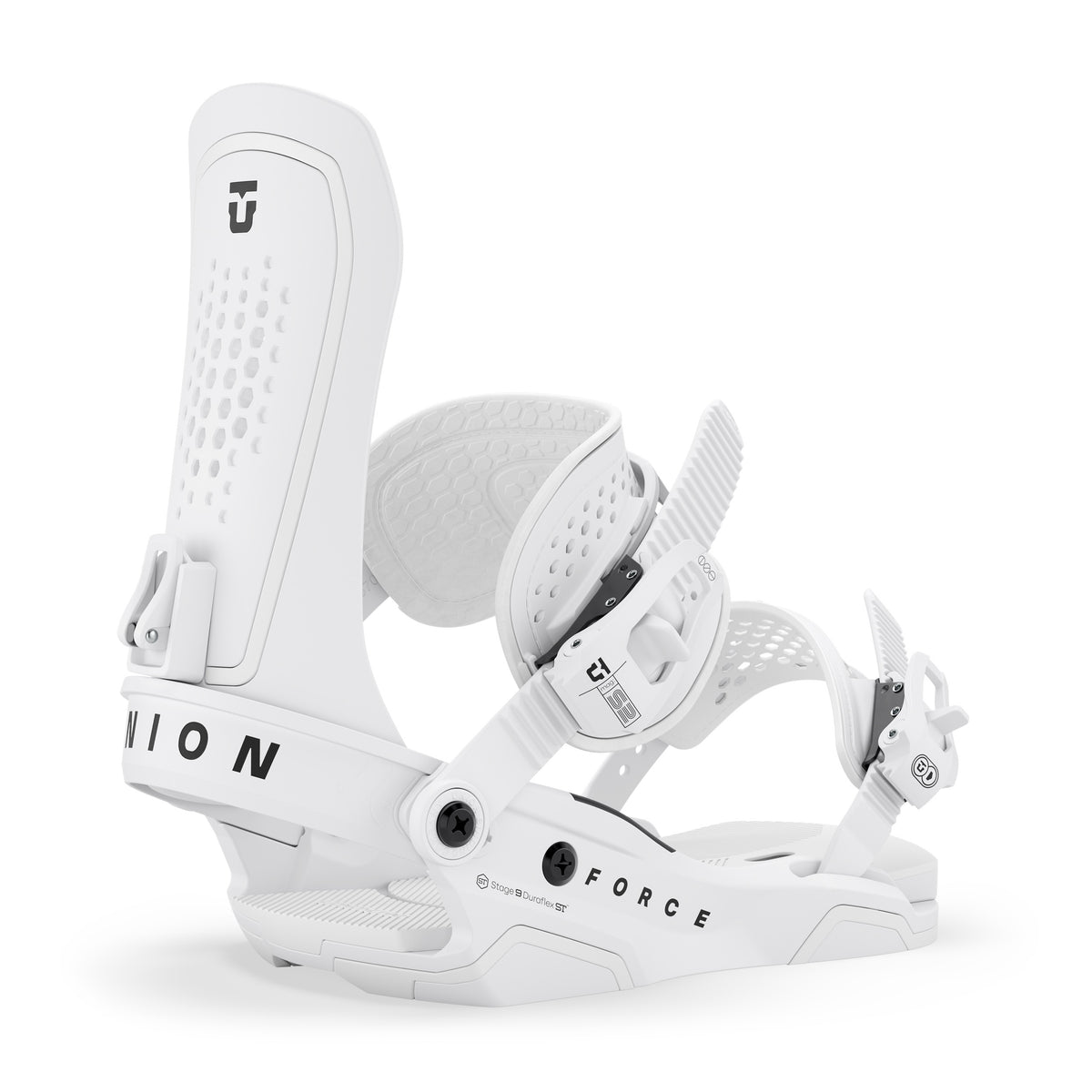 Union Force Men's Snowboard Bindings S White