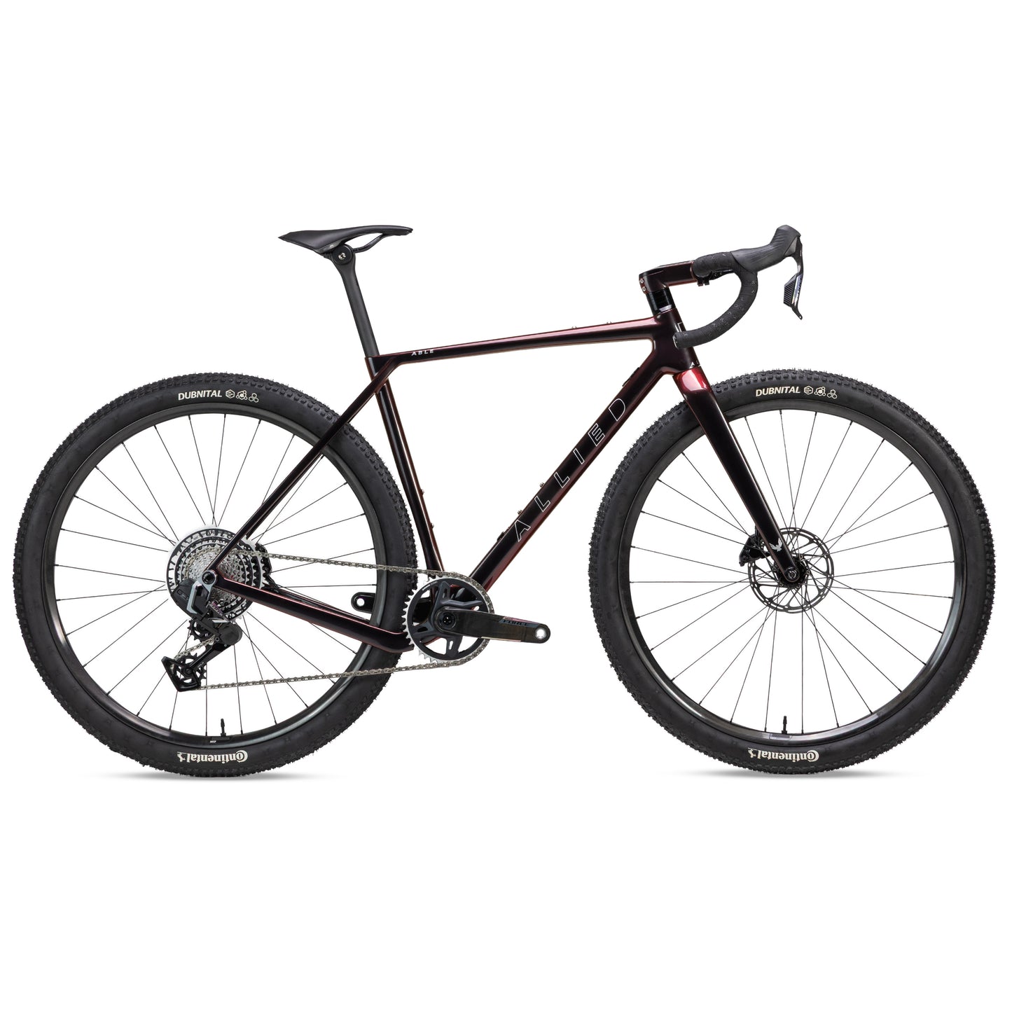 allied able sram force xplr axs gravel bike-color-harlequin fireball
