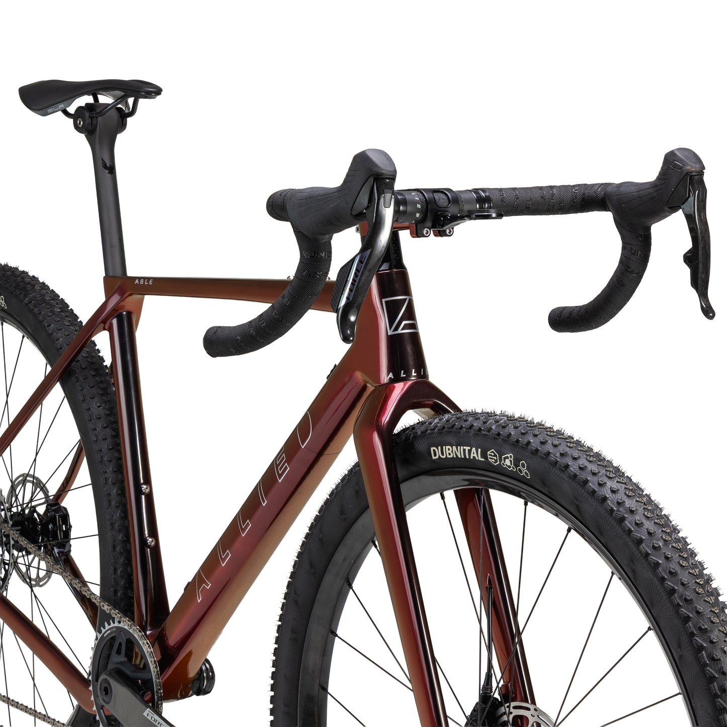 allied able sram force xplr axs gravel bike-color-harlequin fireball