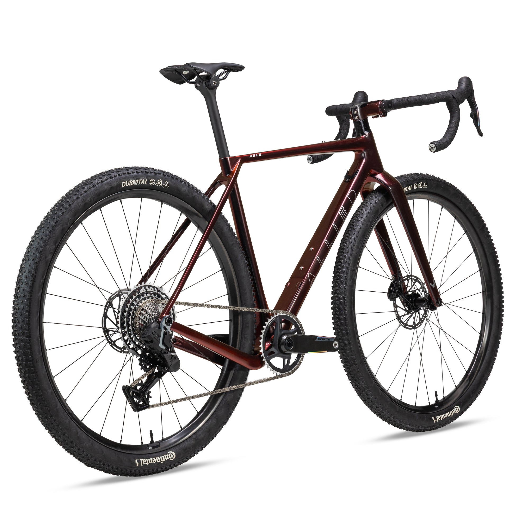 allied able sram force xplr axs gravel bike-color-harlequin fireball