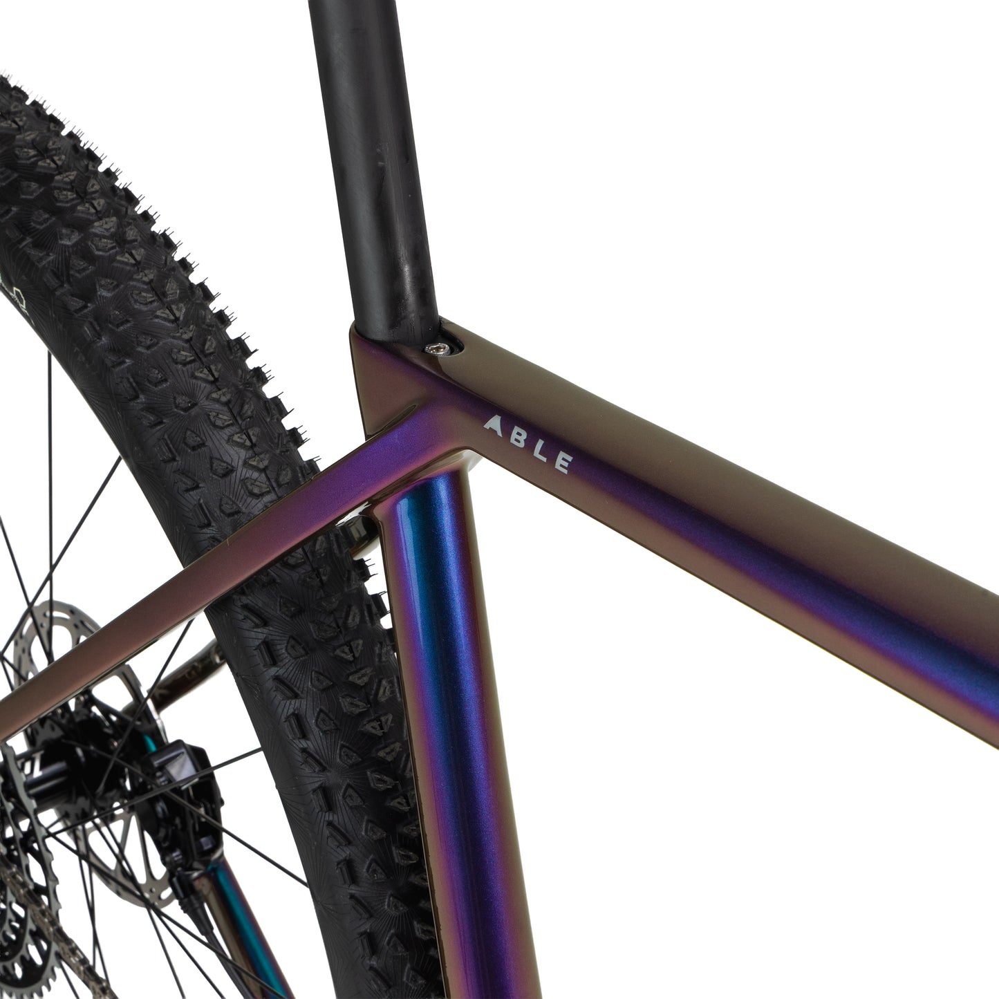 allied able sram force xplr axs gravel bike-color-harlequin purple to green