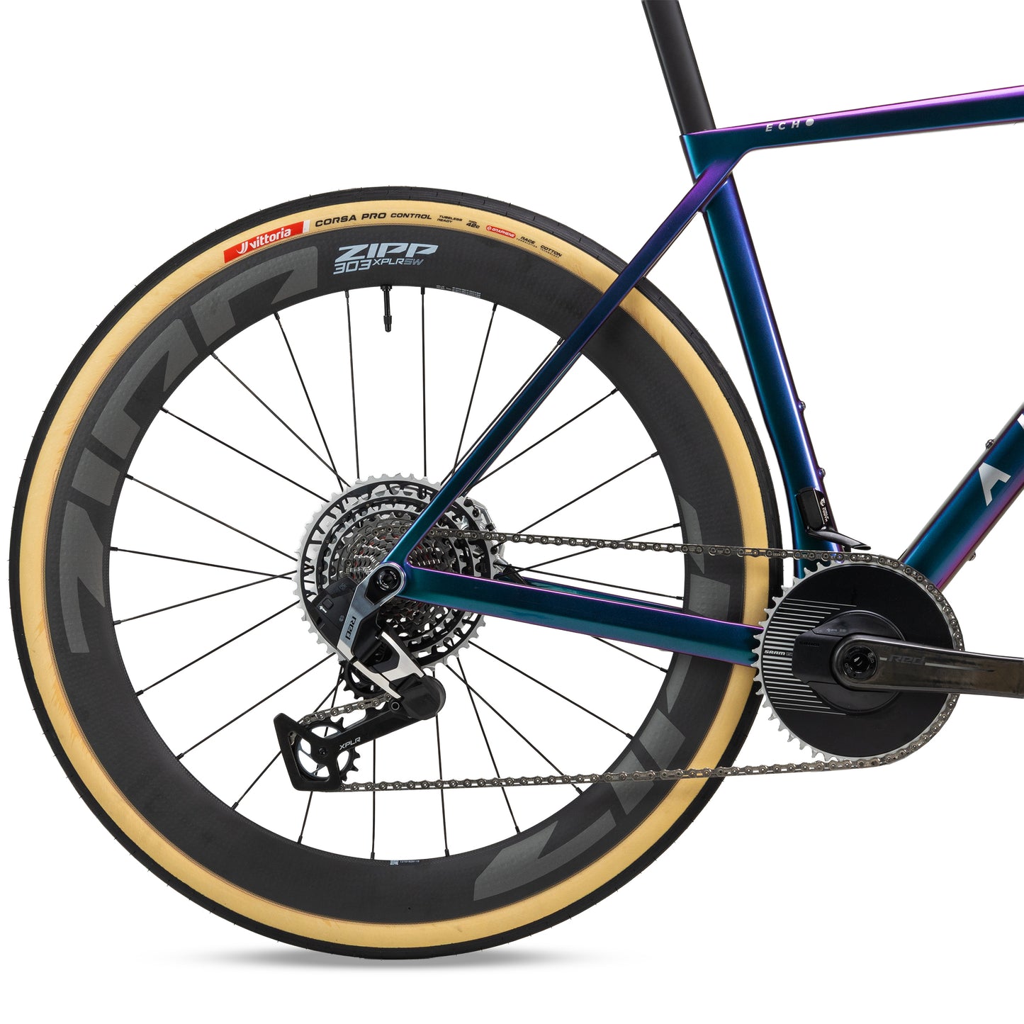 allied echo sram red xplr axs all road bike-color-harlequin purple to green