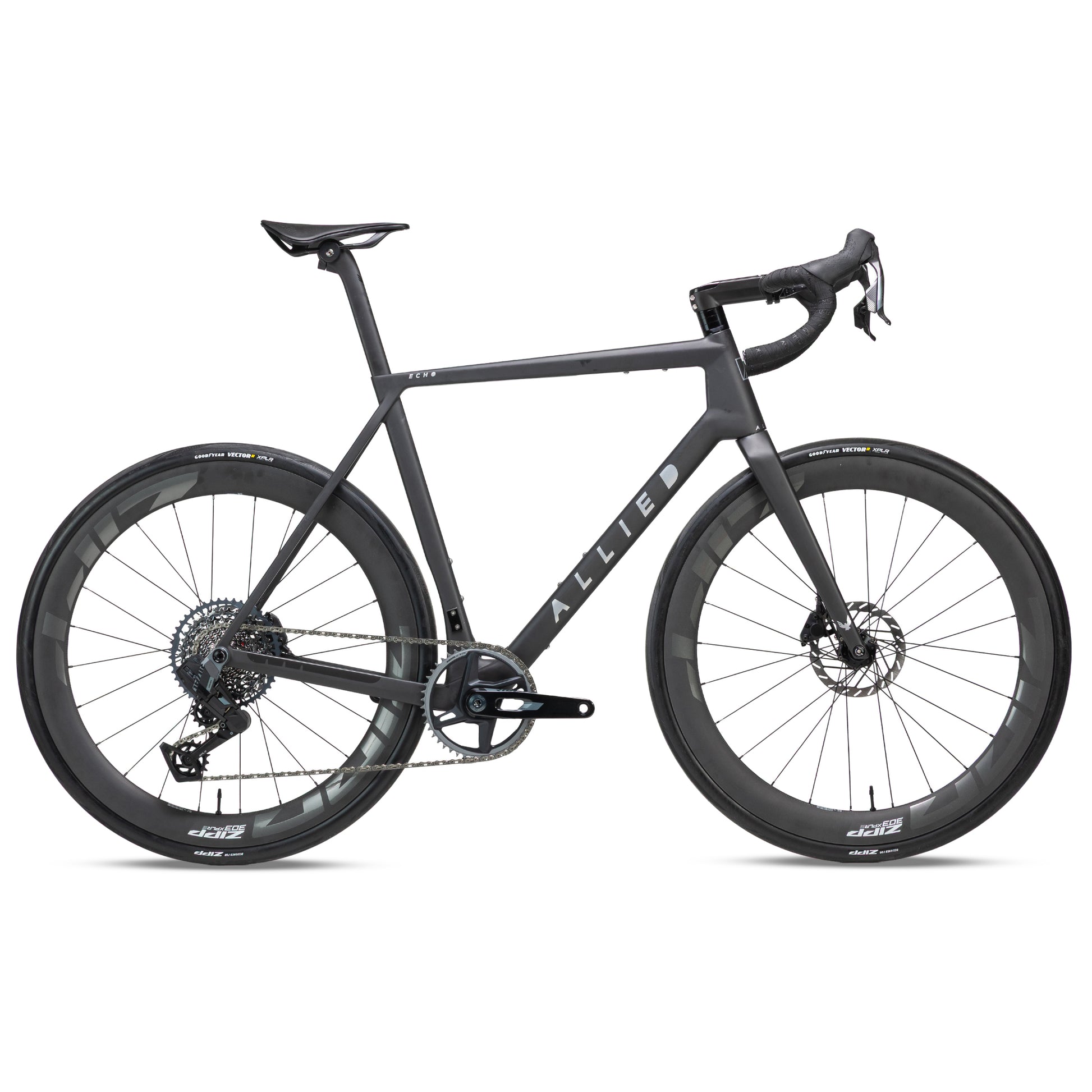 Allied ECHO SRAM Rival XPLR AXS All Road Bike 47Cm Raw Carbon