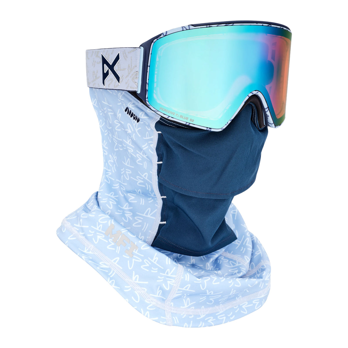 Anon M4 Goggles (Cylindrical) + Bonus Lens + MFI Face Mask