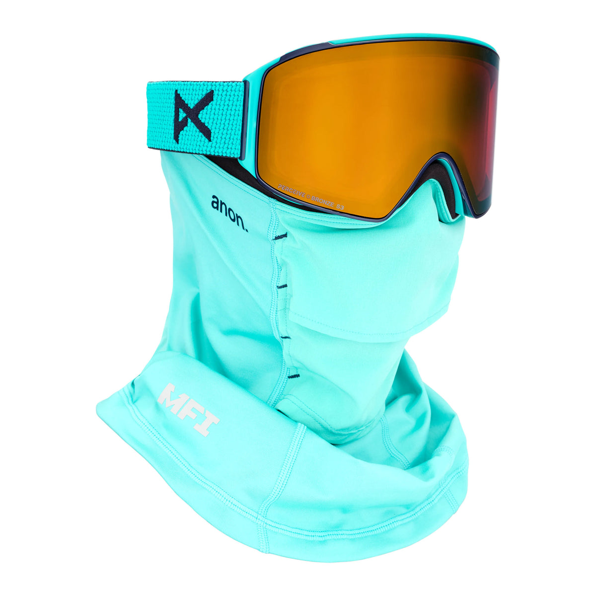 Anon M4 Goggles (Cylindrical) + Bonus Lens + MFI Face Mask