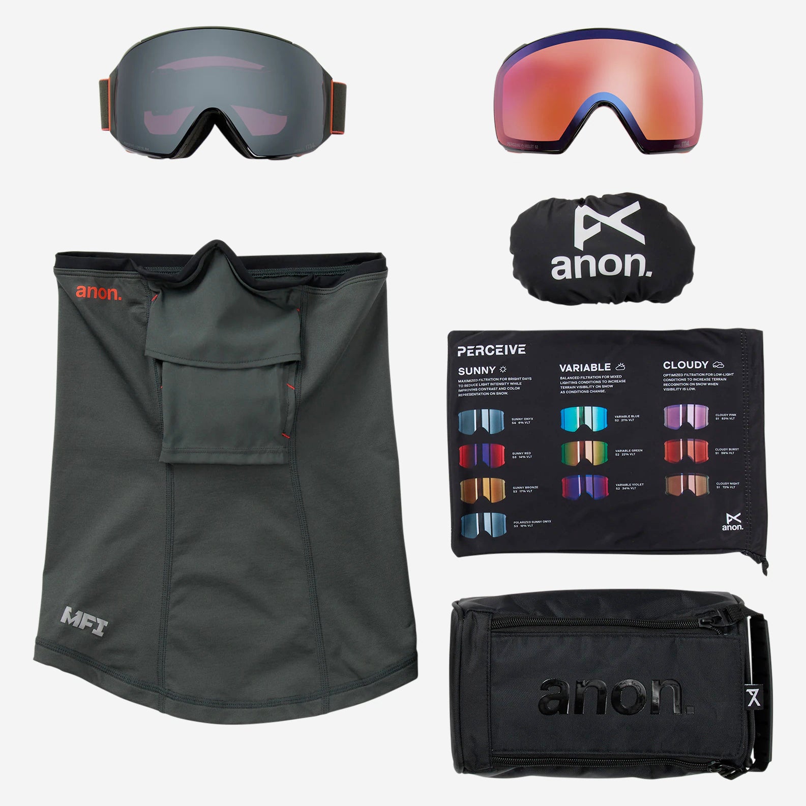 Anon M4 Goggles (Toric) + Bonus Lens + MFI® Face Mask | ERIK'S