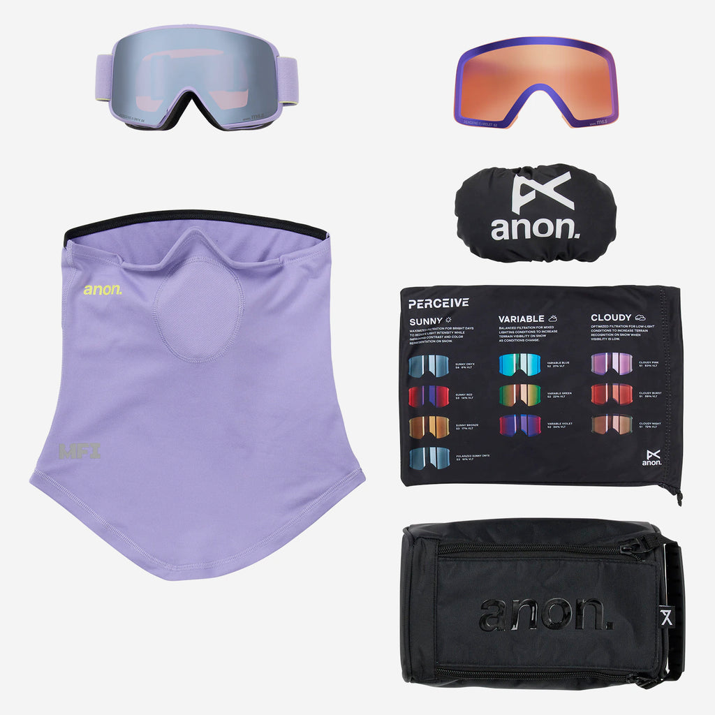 anon m5s goggles Anon M5S Goggles with Bonus Lens and MFI Mask
